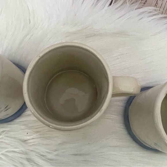 Set Of 3 Vtg Ceramic Coffee Mugs Cups Floral Bouquet Taiwan Spring Cottage Core - Picture 6 of 12